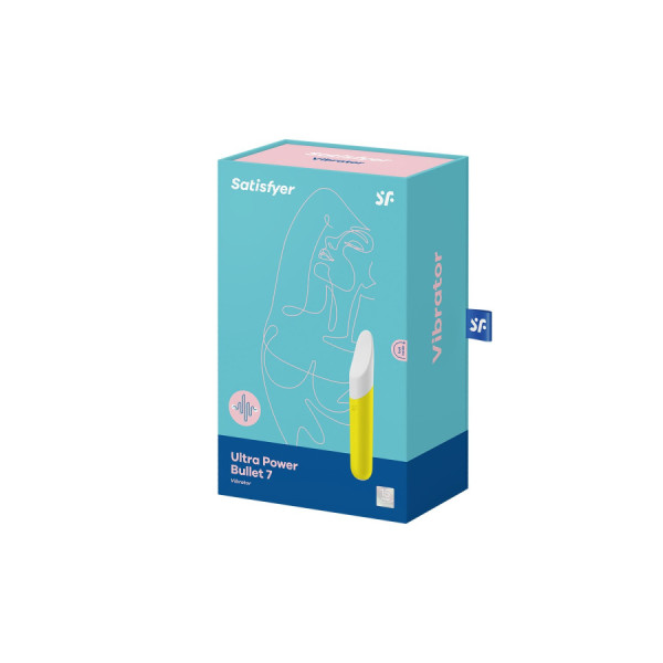Vibromasseur jaune USB Ultra Power Bullet 7 Satisfyer 